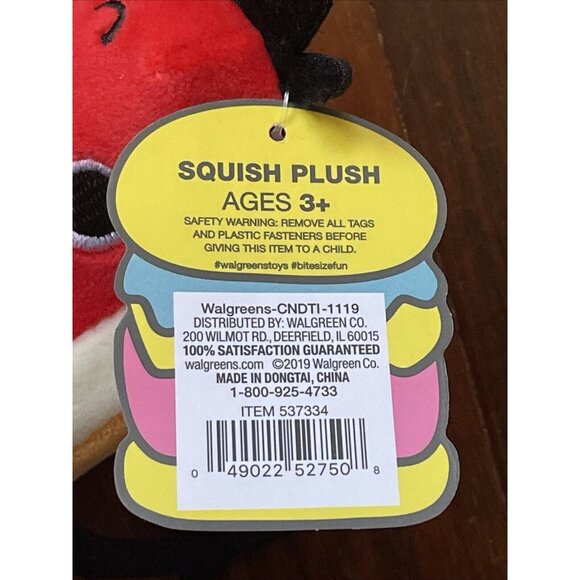 Bite Size Fun Squishy Plush Child Hot Dog Fidget Toy 3 Years + - Picture 5 of 6